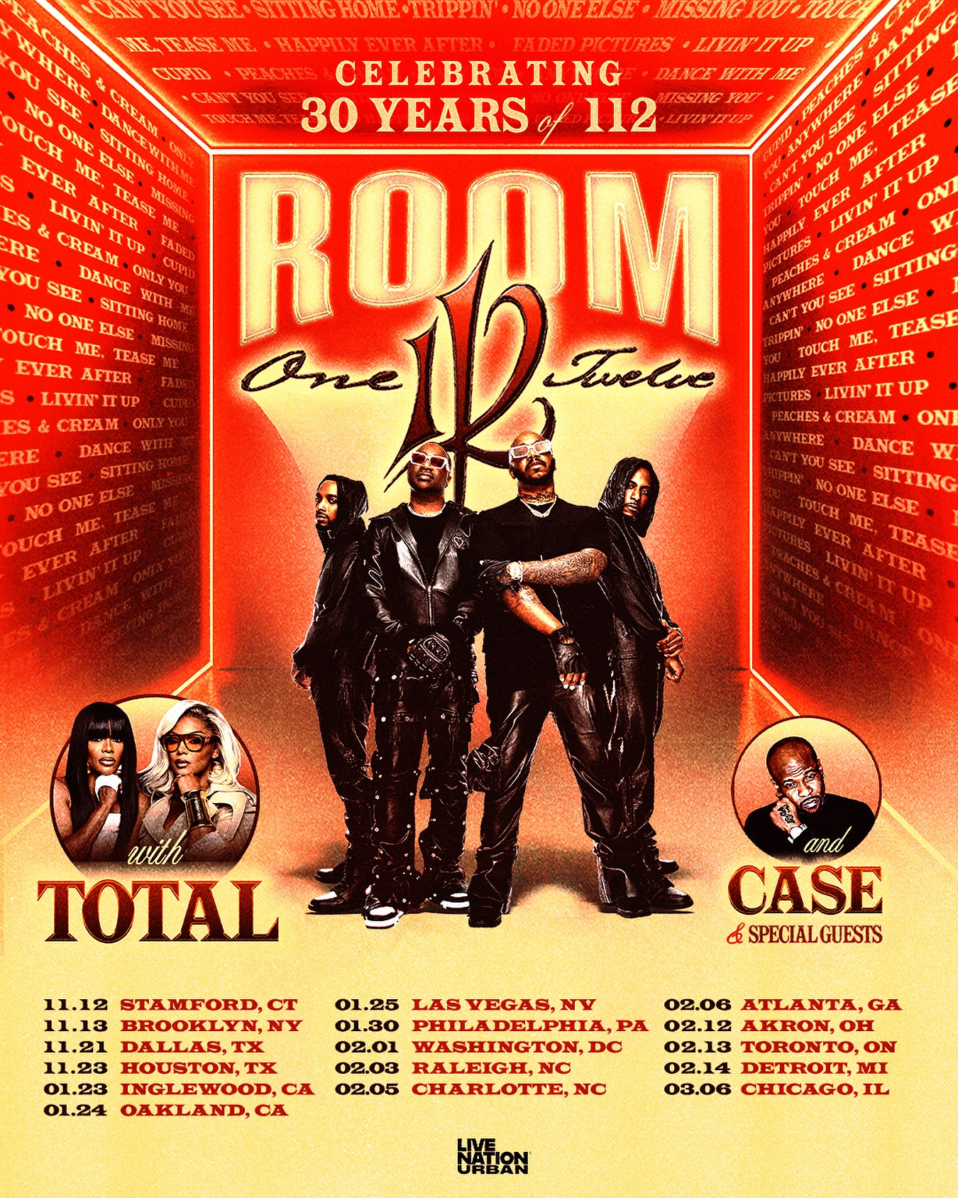 112 Tour Poster 2026